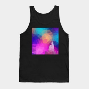 Geometric Magic Castle Silhouette Tank Top